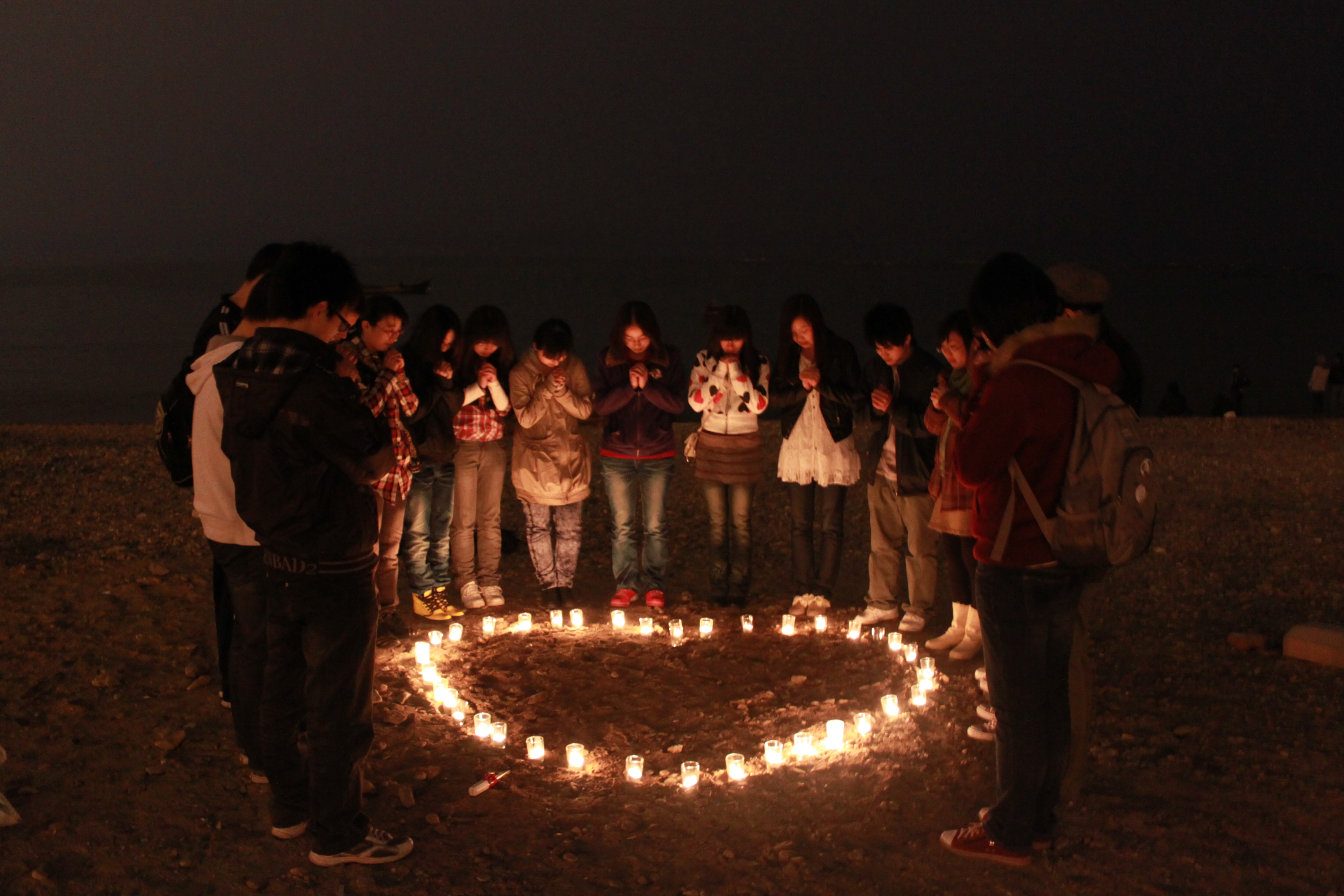 Dalian Candlelight vigil commemorating Chernobyl 