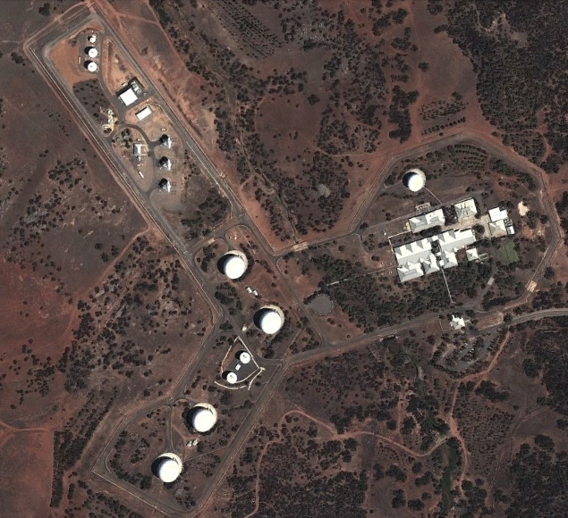 Australian Defence Satellite Communications Station, Kojarena, Google Earth, 24 January 2012