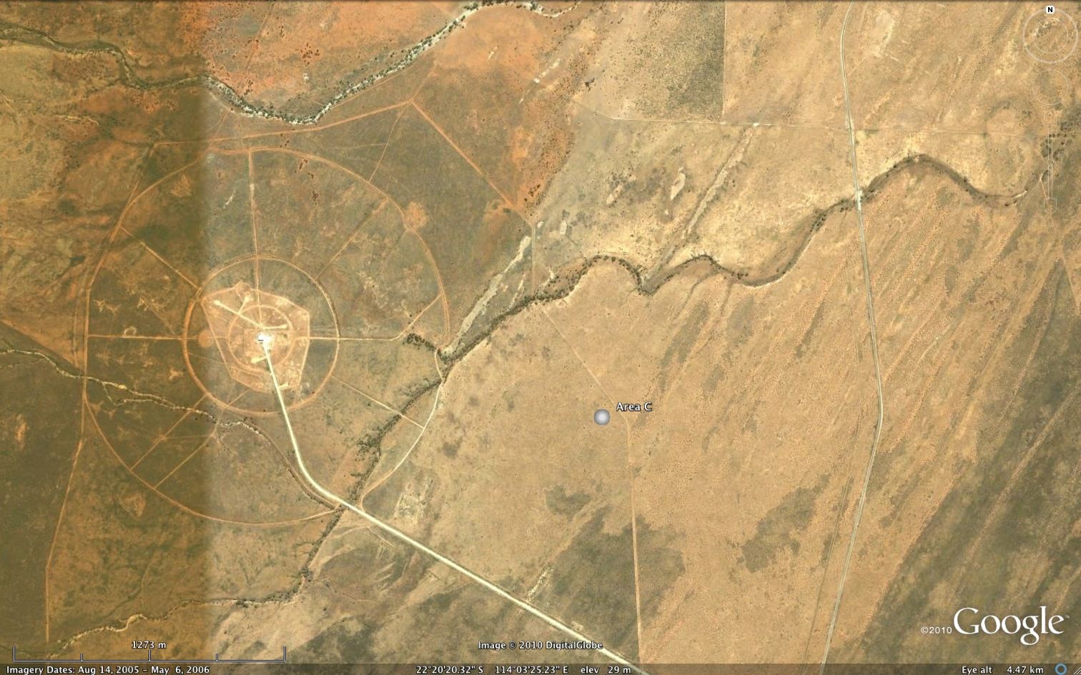 North West Cape - Area C - Google Earth