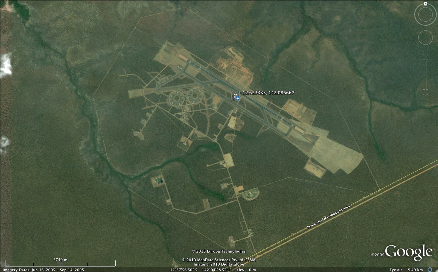 RAAF Base Scherger - Google Earth