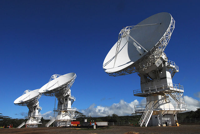 MUOS ground station in Wahiawa, Hawaii,  Source: Mobile User Objective System, Wikipedia, at http://en.wikipedia.org/wiki/File:The_Mobile_User_Objective_System.jpg