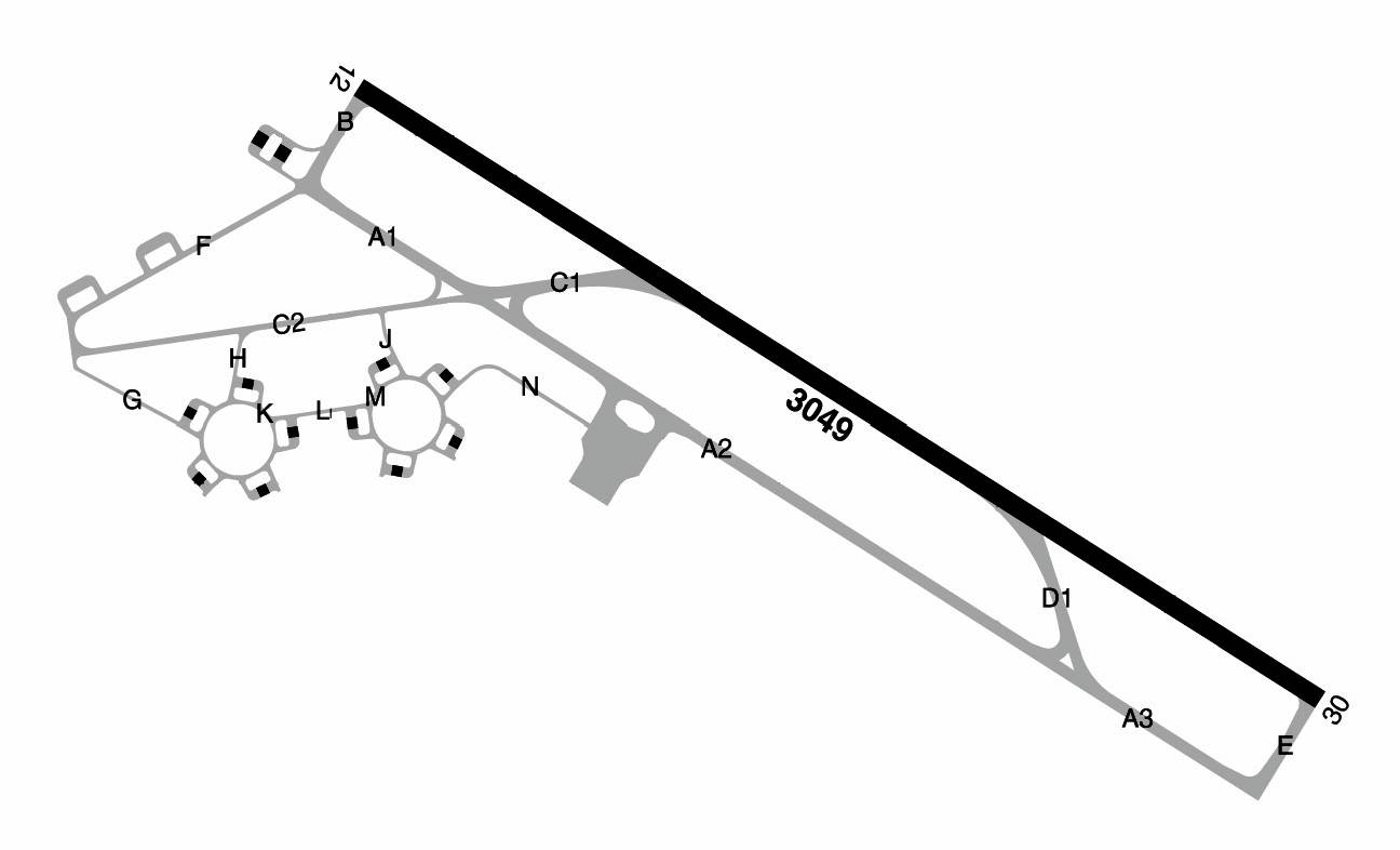RAAF Base Scherger airfield layout