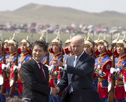 Biden in Mongolia