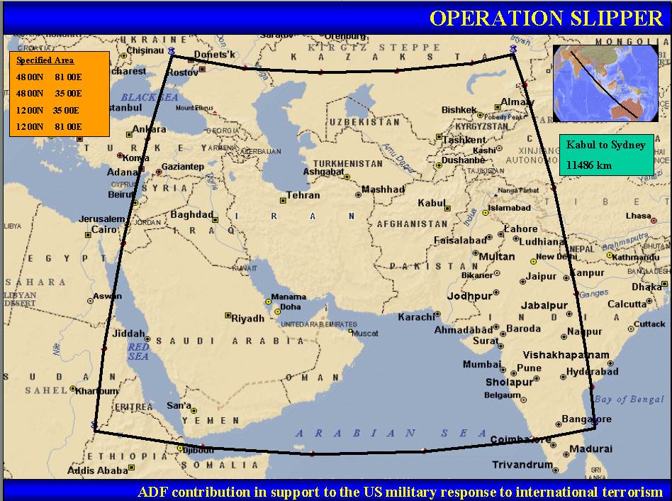 Operation Slipper specified area, 2005 - ongoing