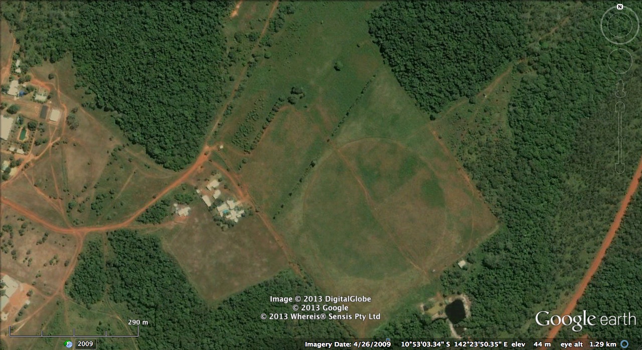 Bamaga Signals Intelligence Station, Google Earth, 26 April 2009