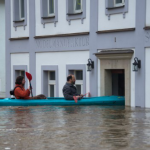 Photo: People canoe June 4 in the flooded city of Wehlen, Germany. Johannes Eisele / AFP/Getty Images