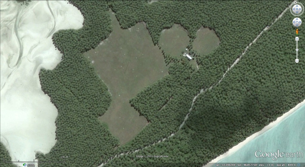 Australian  Signals Directorate facility, West Island, Cocos Islands Source: Google Earth (2006)