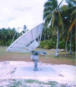 Defence satellite earth station, Cocos Islands. Source: Australian Satellite Communications