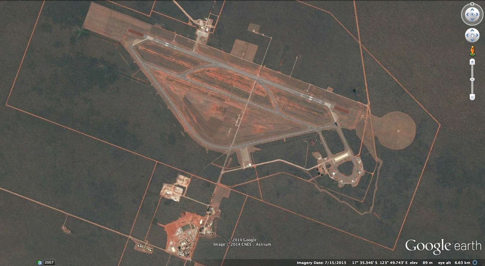 RAAF Curtin - Google Earth July 2013. 