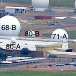 Figure 10. (annotated) Antennas 68-B, 80-A (on Operations Building roof), 80-B, 71-A, 68-C (HF transmitter), 68-B, 77-A and 86-A, 23 January 2016