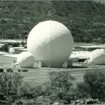 Figure 20. Pine Gap, mid-1985, with seven radomes and new large dish under construction (Antennas 73-A, 85-A under construction, 80-A, 77-A, 68-A, 71-A, 80-B and 68-B)