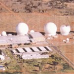 Figure 41. FORNSAT radomes (99-C and 99-D) under construction, early 1999 Source: ‘“Pine Gap”, Australian Map - Military Communications, Spy Bases and Nuclear Ship Ports’, at http://australianmap.net/pine-gap/.