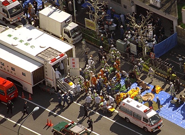 Нападение 20. Зариновая атака в Токийском метро 1995. Зариновая атака Токио 1995.