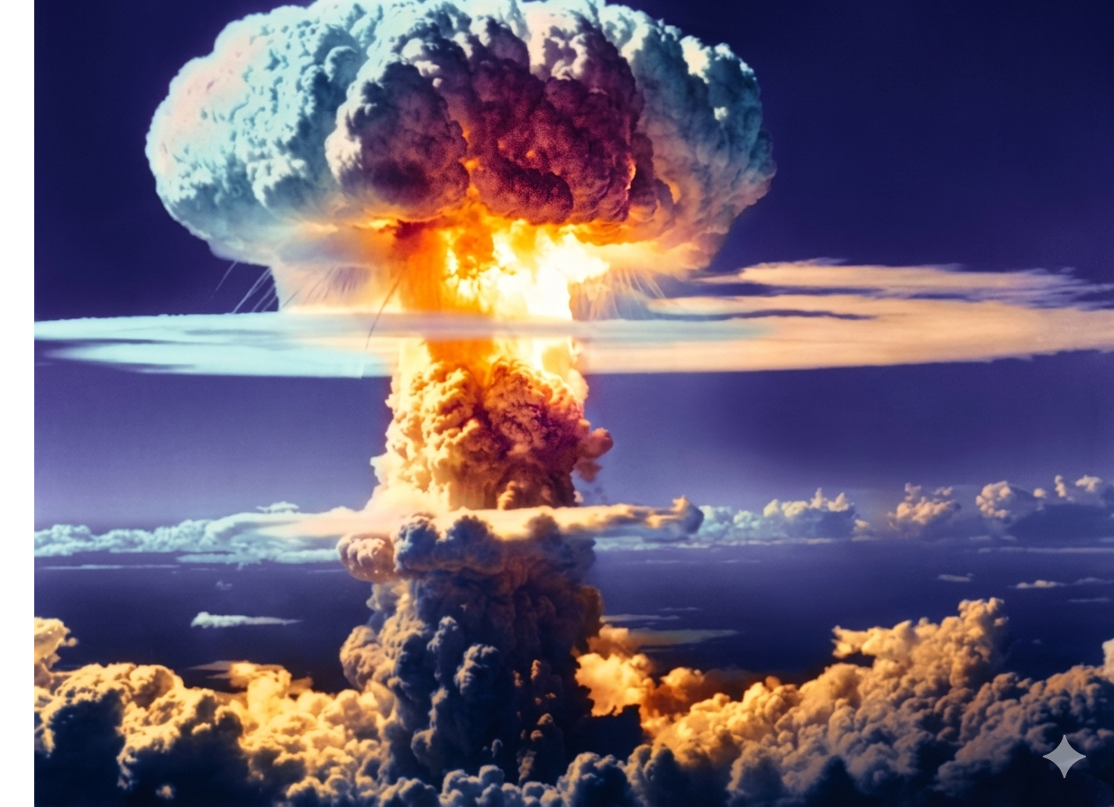 Photo of nuclear mushroom cloud